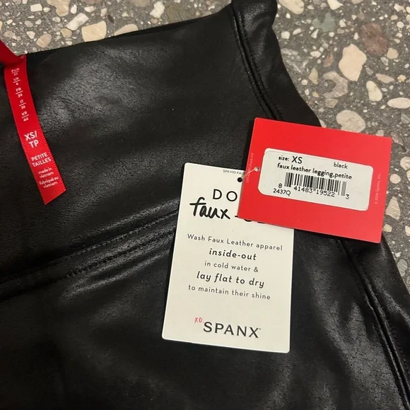 SPANXshape™ Faux Leather Leggings - Picture 4 of 5